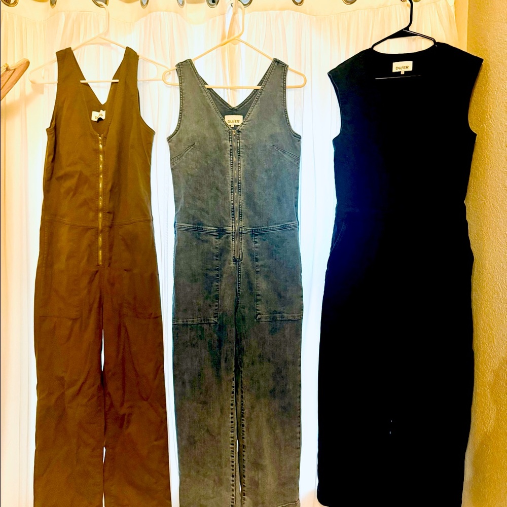 3 DU/ER performance jumpsuits